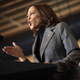 U.S. Vice President Kamala Harris speaks while campaigning with Democratic gubernatorial candidate, former Virginia Gov. Terry McAuliffe during an event featuring singer Pharrell Williams October 29, 2021 in Norfolk, Virginia.